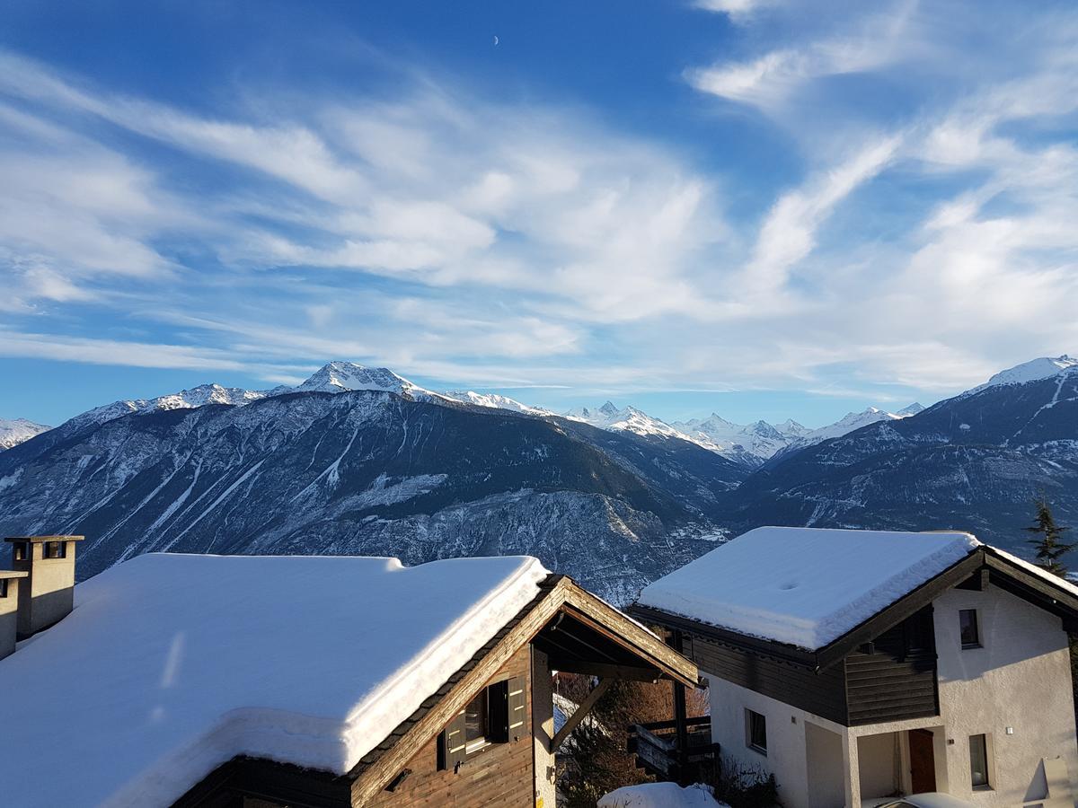 Mollens Chalet Apartman Crans-Montana Kültér fotó