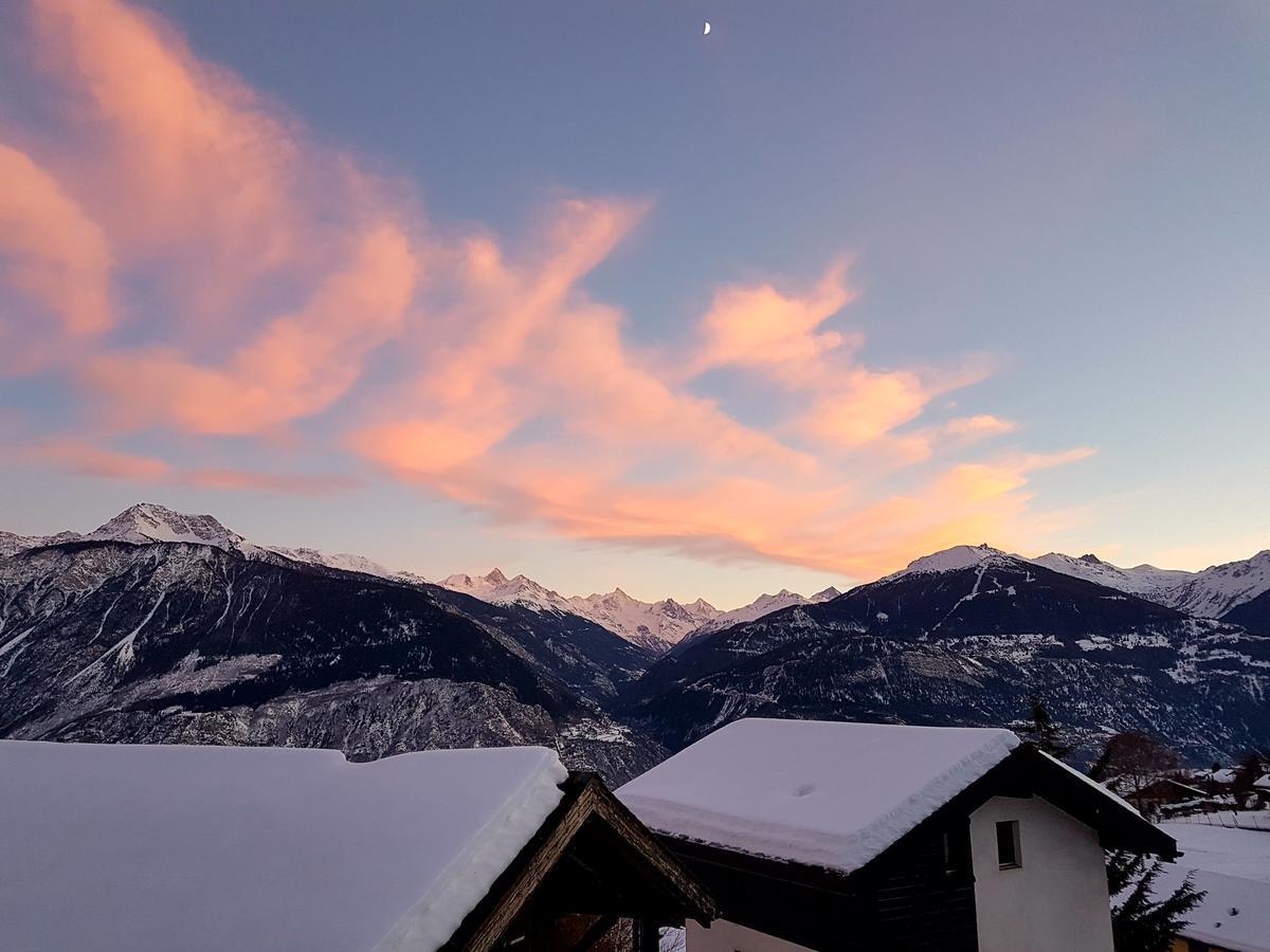 Mollens Chalet Apartman Crans-Montana Kültér fotó